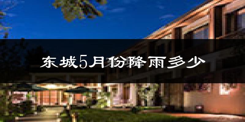东城5月份降雨多少?