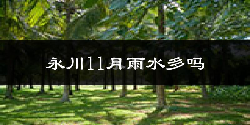 永川11月雨水多吗?