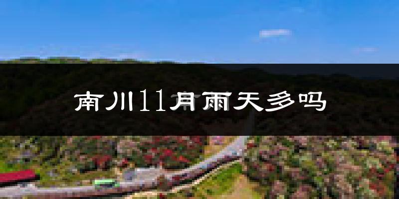 南川11月雨天多吗?