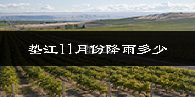 垫江11月份降雨多少?