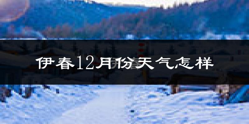 伊春12月份天气怎样?伊春十二月冷吗?