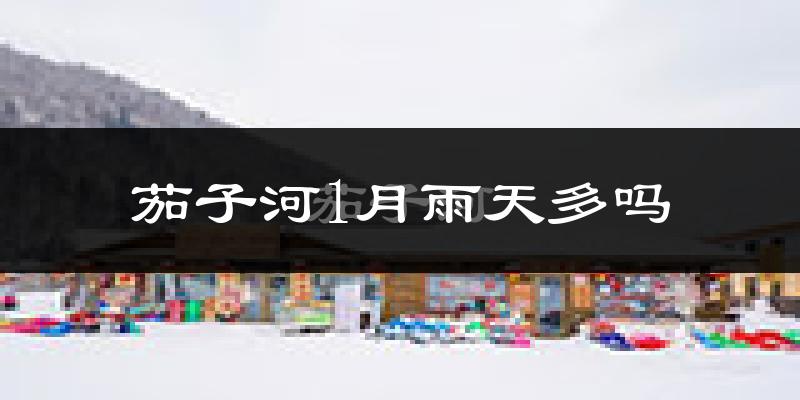 茄子河1月雨天多吗?