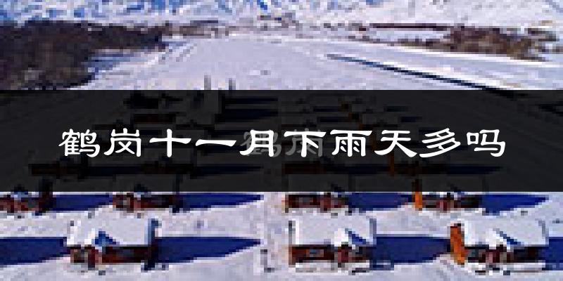 鹤岗十一月下雨天多吗?鹤岗11月份降雨量多少?