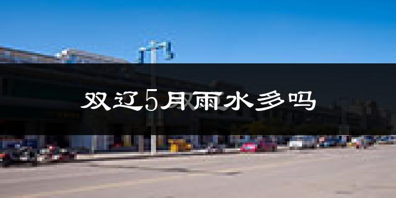 双辽5月雨水多吗?