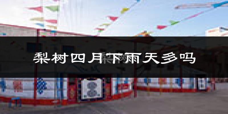 梨树四月下雨天多吗?梨树4月份降雨量多少?