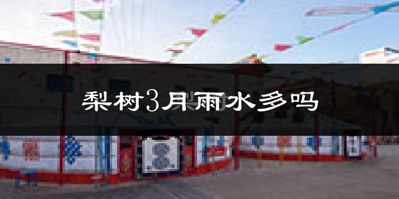 梨树3月雨水多吗?