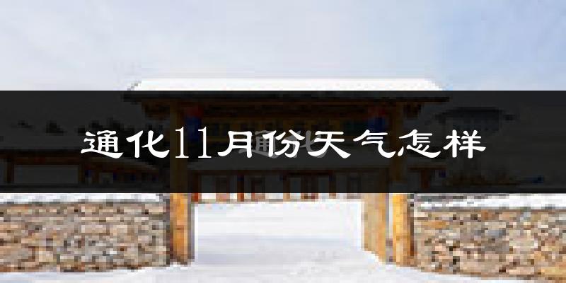 通化11月份天气怎样?通化十一月冷不冷?