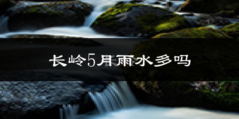 长岭5月雨水多吗?