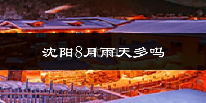 沈阳8月雨天多吗?
