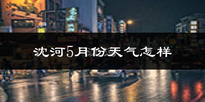 沈河5月份天气怎样?沈河五月冷吗?