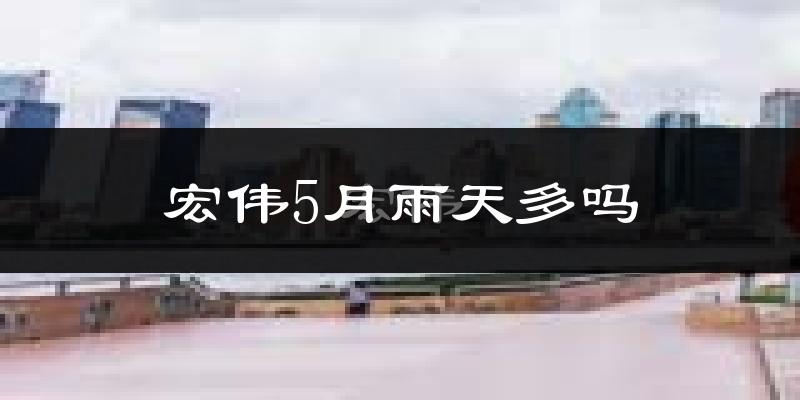 宏伟5月雨天多吗?