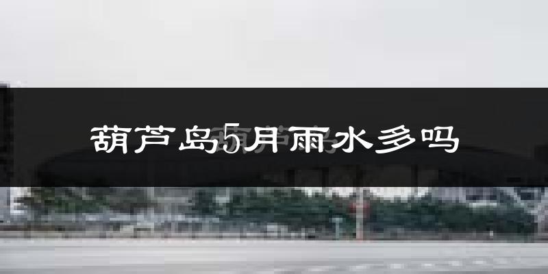 葫芦岛5月雨水多吗?