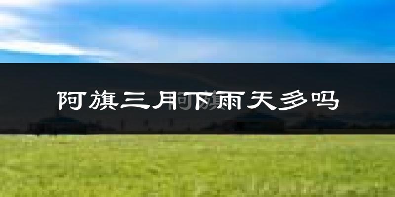 阿旗三月下雨天多吗?阿旗3月份降雨量多少?