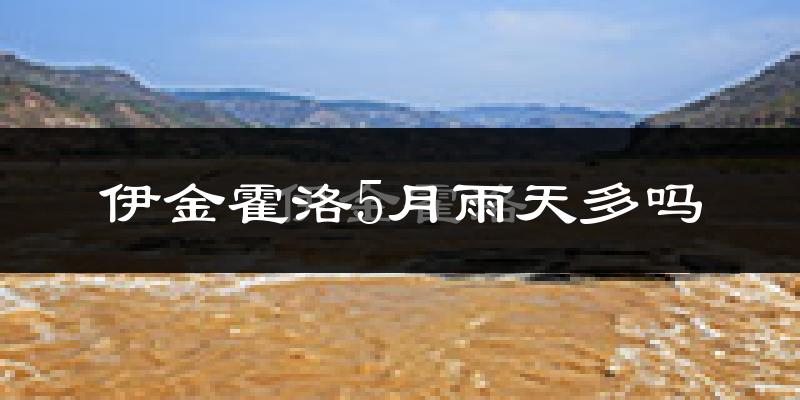 伊金霍洛5月雨天多吗?