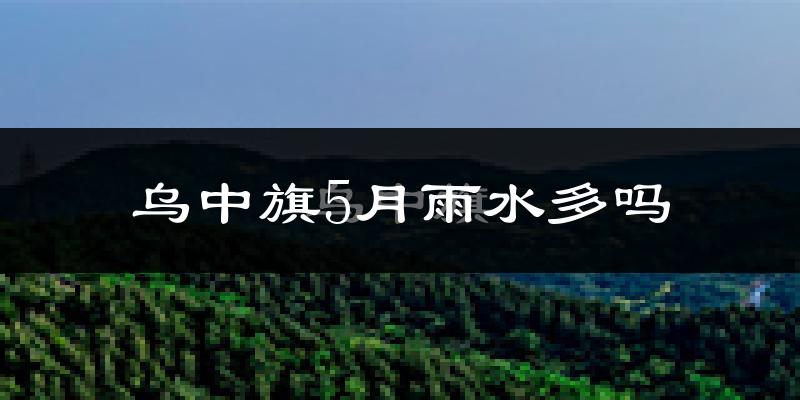 乌中旗5月雨水多吗?