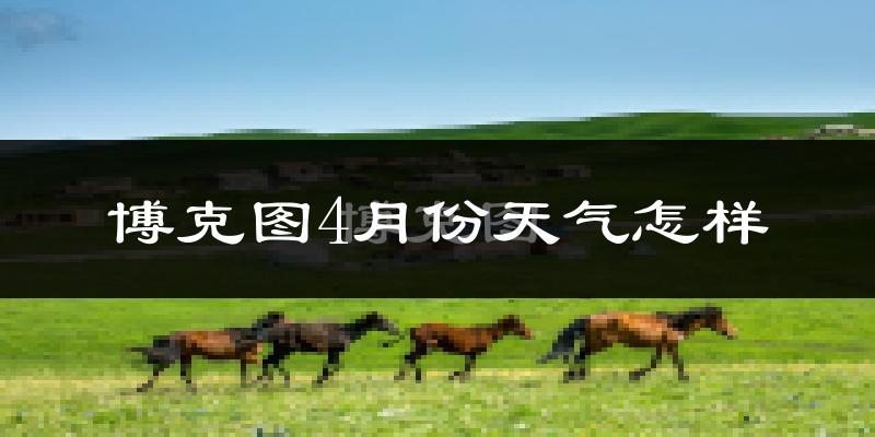 博克图4月份天气如何?很冷吗?