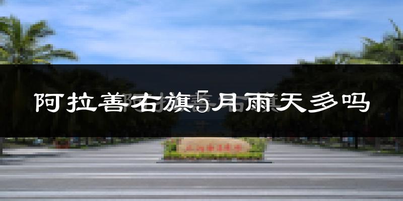 阿拉善右旗5月雨天多吗?