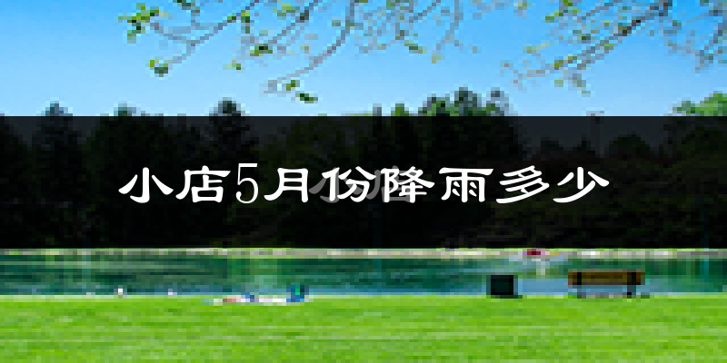 小店5月份降雨多少?