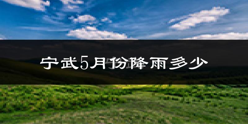 宁武5月份降雨多少?