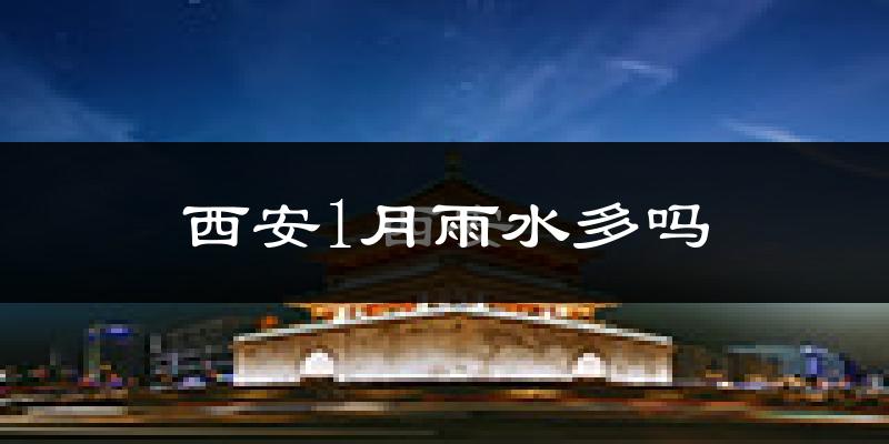 西安1月雨水多吗?