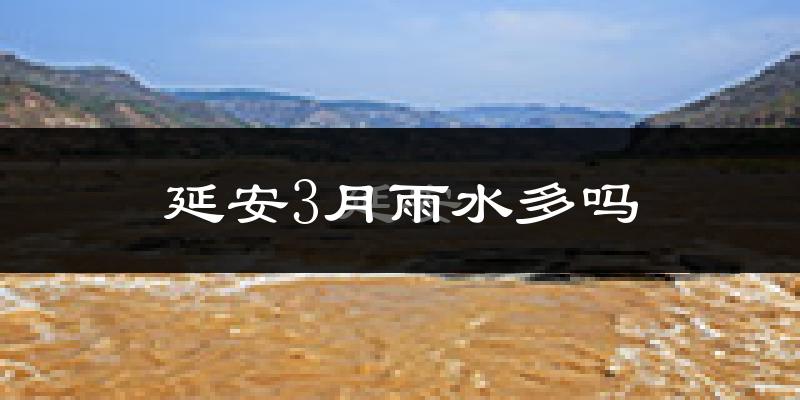 延安3月雨水多吗?