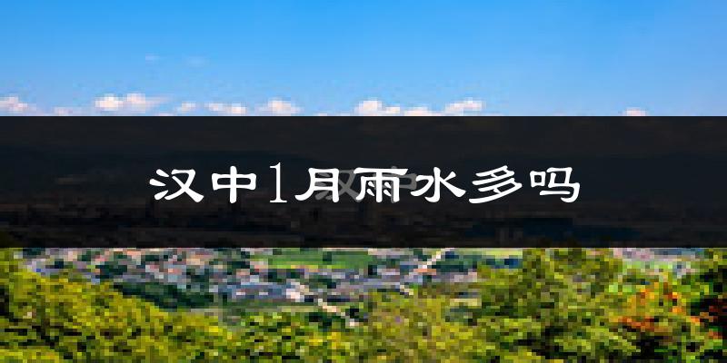汉中1月雨水多吗?