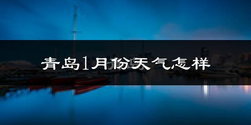 青岛1月份天气如何?很冷吗?