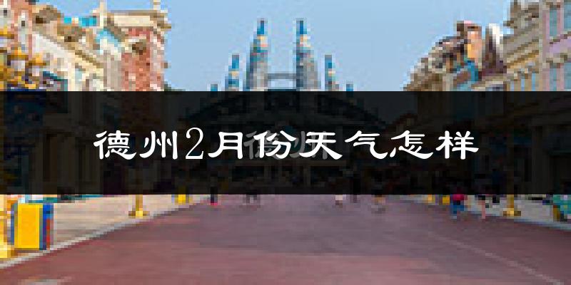 德州2月份天气如何?冷吗?