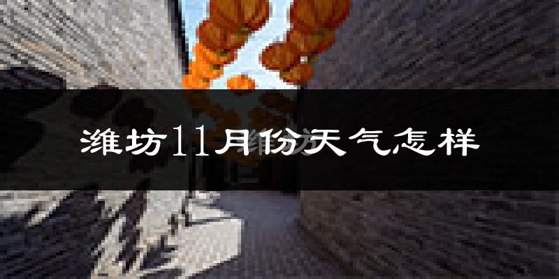 潍坊11月份天气怎样?潍坊十一月冷不冷?