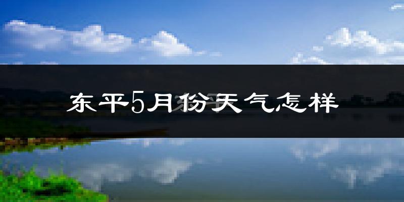 东平县5月份天气如何?很热吗?