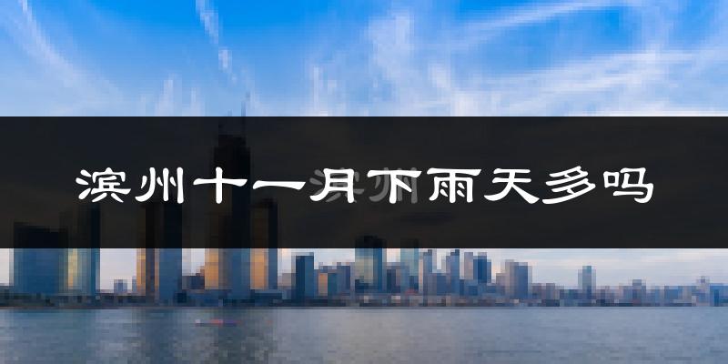 滨州十一月下雨天多吗?滨州11月份降雨量多少?