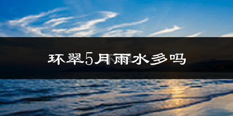 环翠5月雨水多吗?