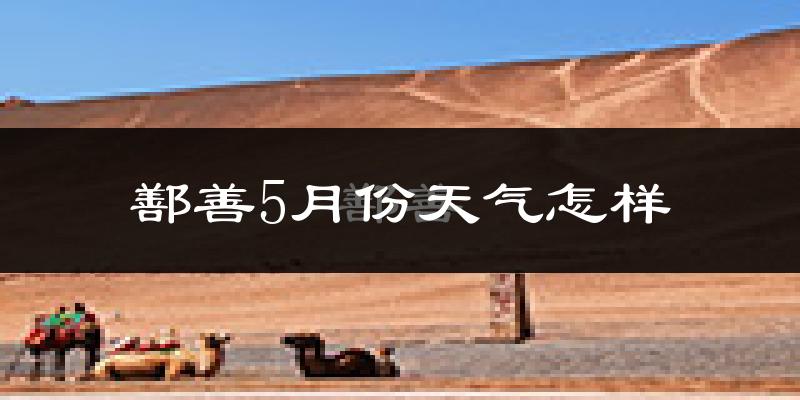 鄯善县5月份天气如何?很热吗?