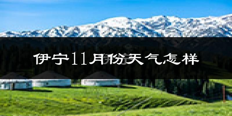 伊宁11月份天气怎样?伊宁十一月冷吗?