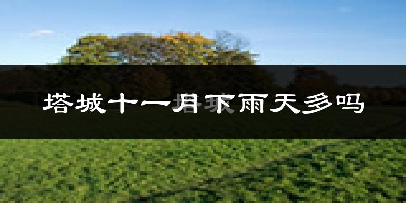 塔城十一月下雨天多吗?塔城11月份降雨量多少?