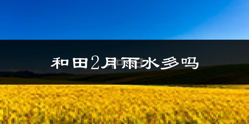 和田2月雨水多吗?