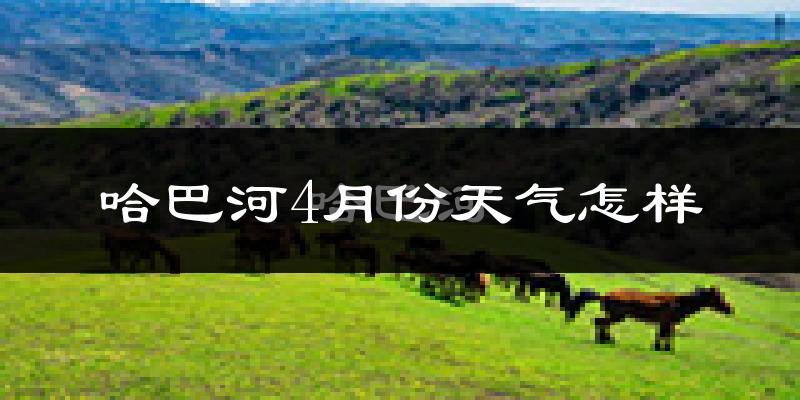 哈巴河县4月份天气如何?冷吗?