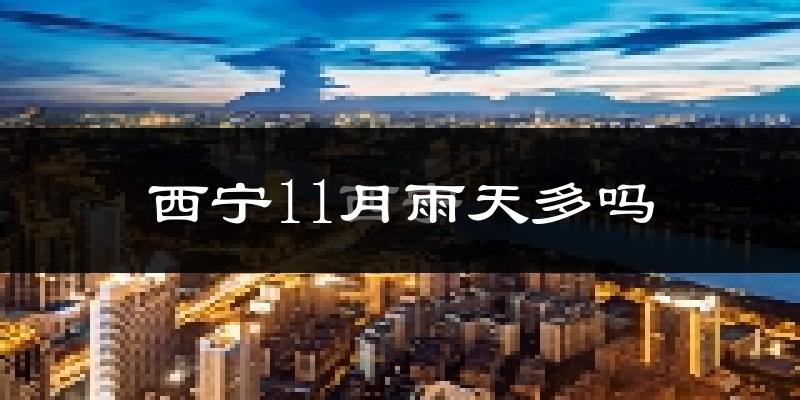 西宁11月雨天多吗?