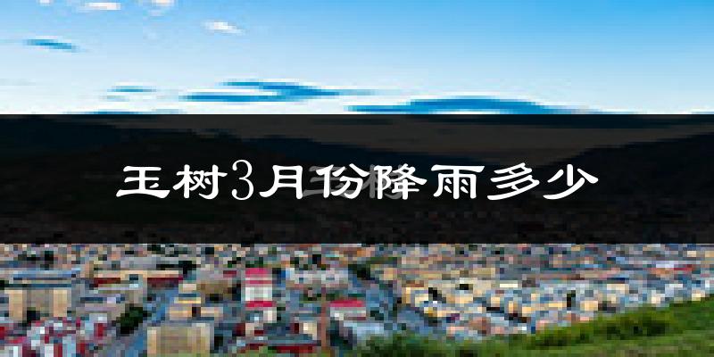 玉树3月份降雨多少?