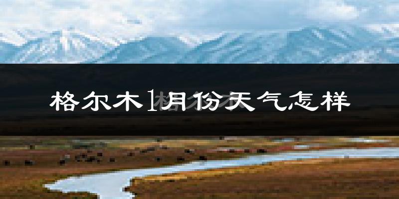 格尔木市1月份天气如何?很冷吗?