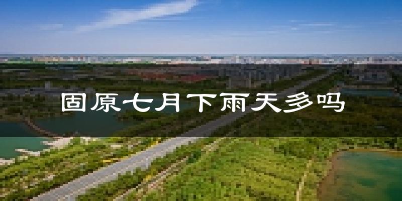 固原七月下雨天多吗?固原7月份降雨量多少?