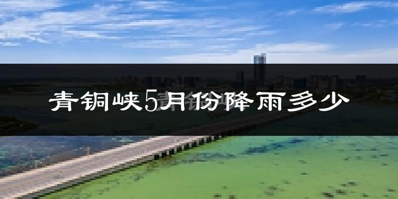 青铜峡5月份降雨多少?