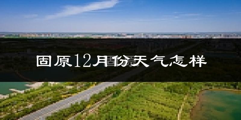固原12月份天气怎样?固原十二月冷吗?