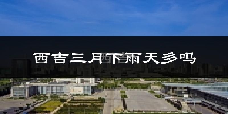 西吉三月下雨天多吗?西吉3月份降雨量多少?