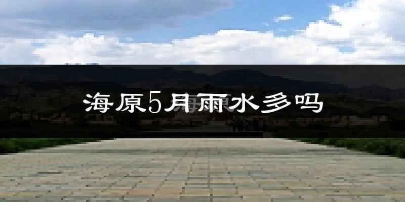 海原5月雨水多吗?