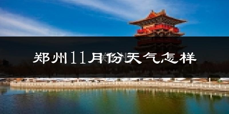 郑州11月份天气怎样?郑州十一月冷吗?