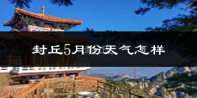 封丘县5月份天气如何?很热吗?