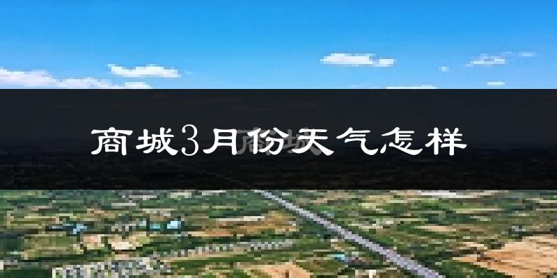 商城县的3月份天气如何?冷热情况怎么样?
