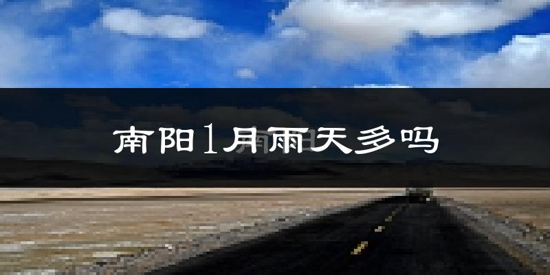 南阳1月雨天多吗?