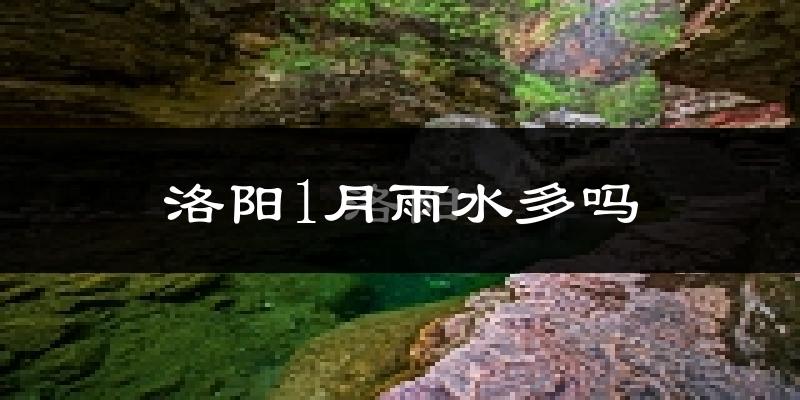 洛阳1月雨水多吗?